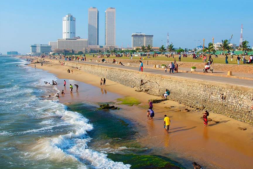 Colombo and the Sri Lankan south coast