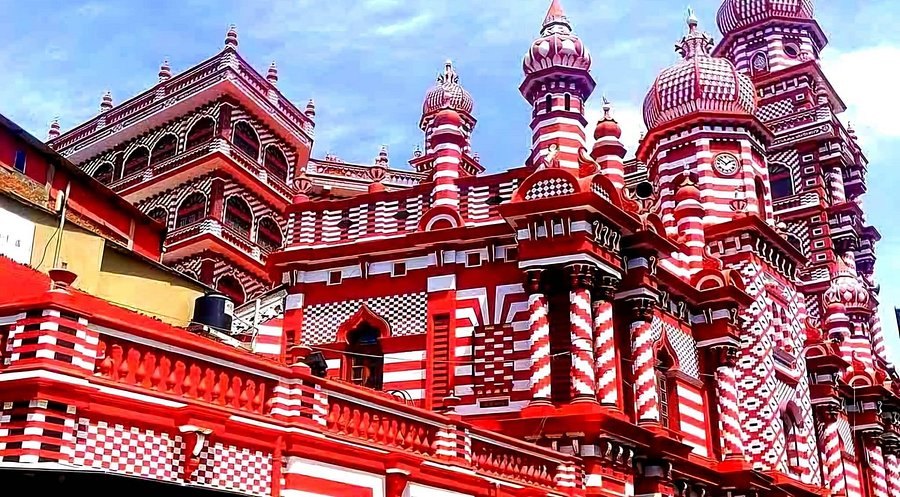 The Red Mosque, Pettah, Sri Lanka